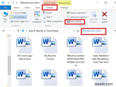 Windows11/10で検索を保存する方法 