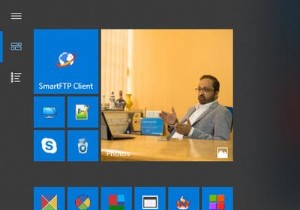 Windows10のスタートメニューからタイルまたはフォルダーのグループの固定を解除する方法 