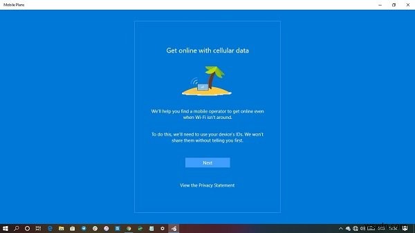 Windows10でモバイルプランアプリをアンインストールする方法 