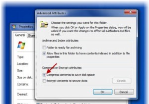 Windowsでファイル、フォルダー、ドライブを圧縮して、Windows10のディスクスペースを節約します 