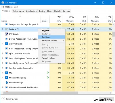 CortanaWebPreviewがWindows10で機能しない 