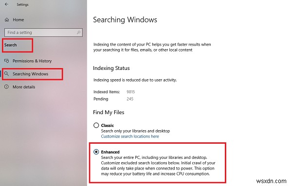 Windows10のスタートメニュー検索はPC全体を検索しません 