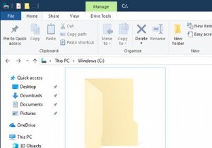 Windows10のシステムボリューム情報フォルダー 