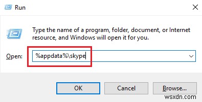 ディレクトリの結果を読み込めない、Skype on Windows 10 