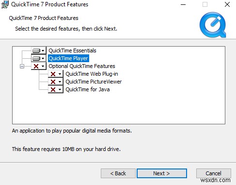 QuickTimeをインストールしてMOVビデオファイルをWindows10で再生する方法 