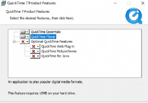 QuickTimeをインストールしてMOVビデオファイルをWindows10で再生する方法 