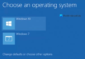 ブートメニューから以前のバージョンのWindowsを削除する方法。無効にするオペレーティングシステムの選択画面 