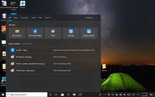 Windows 10v19032019年5月新機能リストの更新 