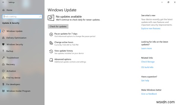 Windows 10v19032019年5月新機能リストの更新 
