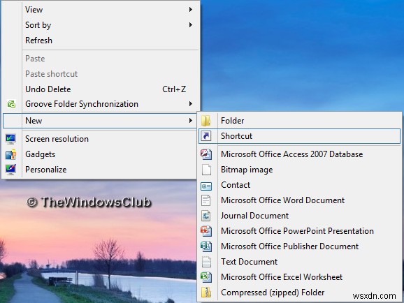 Windows10のデスクトップショートカットを使用してアプリケーションフォルダーにアクセスして起動する 
