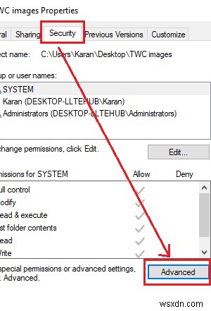 管理ユーザーであっても、このオブジェクトのセキュリティプロパティを表示する権限がありません 