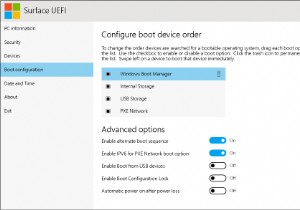 UEFIでWindows10を実行できるようにする必要がありますか？ 