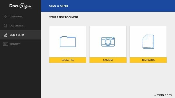 DocuSignを使用すると、ドキュメントに電子的に署名できます 