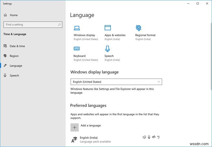 Windows 11/10の多言語ユーザーインターフェイス（MUI） 