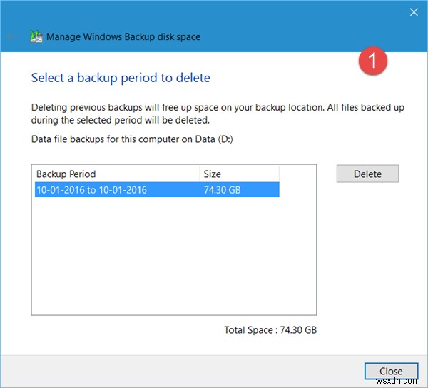 Windows10でシステムイメージとバックアップを削除する方法 