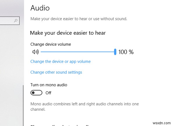 SpatialSoundをオンにしようとしたときに問題が発生しました 