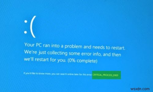 Windows10でntkrnlmp.exeBSODを修正 