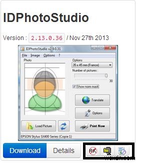 IDPhotoStudio：デジタル写真からパスポートサイズの写真を作成する 