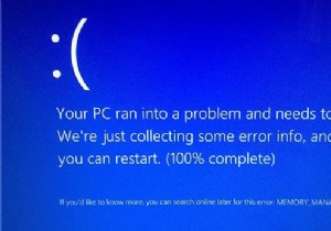ChromeブラウザによるMEMORY_MANAGEMENTブルースクリーン 