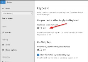 【Windows 10】Edge・Chrome・Firefoxでパスワード入力時にスクリーンキーボードを自動表示する方法