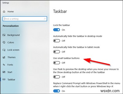 Windows10タスクバーで時間のみを表示する方法 