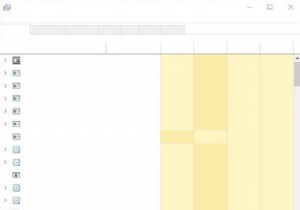 タスクマネージャーが空白で、Windows10のプロセスが表示されない 