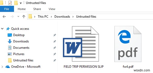 Windows10のEdgeのホスト設定へのファイルのダウンロードを許可するを有効にします 