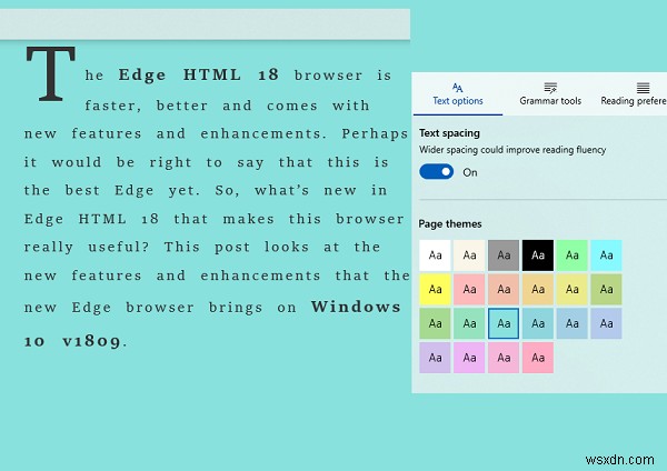 MicrosoftEdgeの学習ツールを使用して読書体験を向上させる 