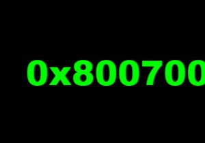 Windows Update、システムの復元、またはアクティベーションのエラーコード0x8007000D 