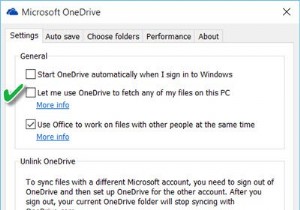 Windows 10で「このデバイスはOneDriveから削除されました」と表示されたときの対処法