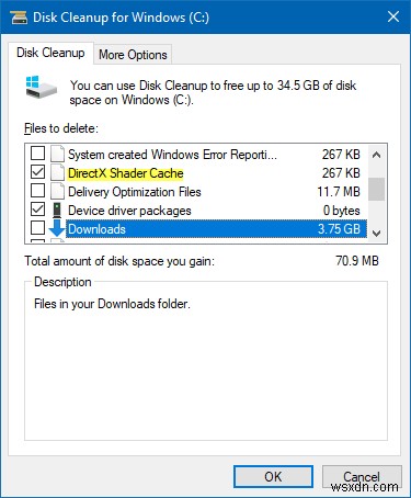 Disk Cleanup Tool＆StorageSenseがダウンロードフォルダのクリアを提供するようになりました 