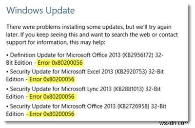 Windows10のアップグレードまたは更新中のエラー0x80200056を修正 