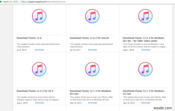 iTunesがWindows11/10で動作しない 
