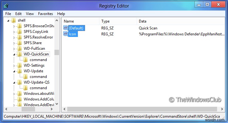 Windows10のコンテキストメニューにWindowsDefender機能を追加する方法 
