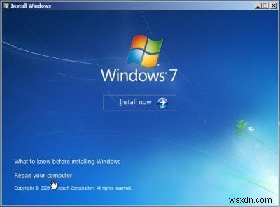 修正BootmgrはWindows10でエラーがありません 