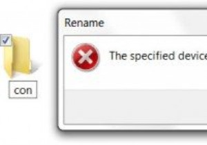 Windows OSでクリックしてCON、AUX、NULフォルダおよびファイルを作成する方法 