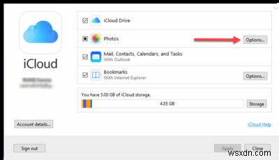 iCloudフォトがWindows10にダウンロードまたは表示されない 