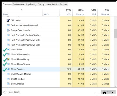 iCloudフォトがWindows10にダウンロードまたは表示されない 