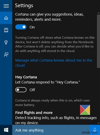 Windows10でCortanaを有効にしてセットアップする 