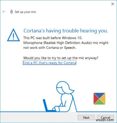 Windows10でCortanaを有効にしてセットアップする 