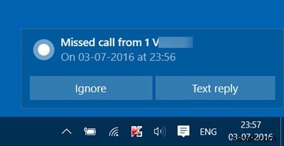 Windows10PCで不在着信の通知を受け取る方法 