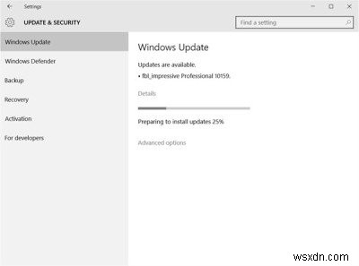 Windows10を新しいビルドにアップグレードする方法 