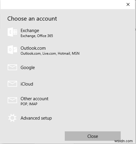 Windowsメールアプリで複数のメールアカウントに複数のタイルまたはアイコンを追加する方法 