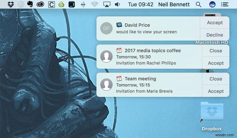 Mac、iPad、iPhoneで画面を共有する方法 