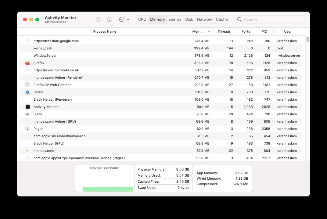 Macでメモリ（RAM）を解放する方法 