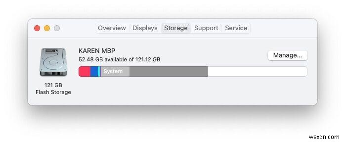 Macのディスク容量を確認する方法 