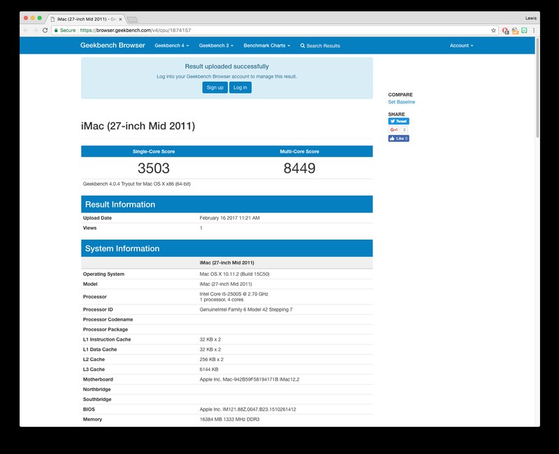 Macのベンチマークとスピードテストの方法 