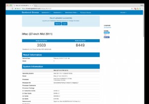 Macのベンチマークとスピードテストの方法 
