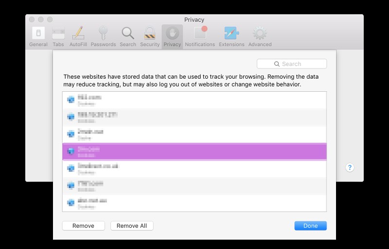 MacでSafariのキャッシュとCookieをクリアする方法 