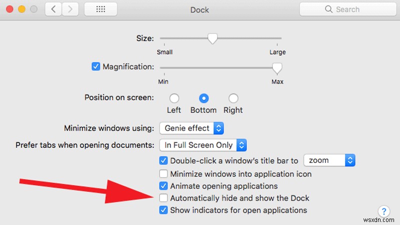 Macで消えるDockを修正する方法 